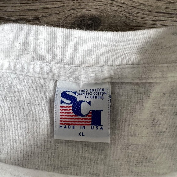 VTG Jamaica Vacation T Shirt Mens‎ XL Colorful Palm Tree 1990s Made in USA - Picture 5 of 8